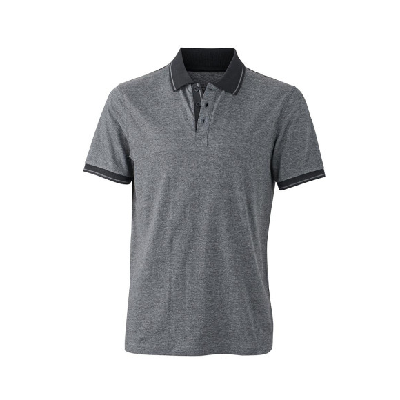 James & Nicholson Men's Heather Polo - JN706