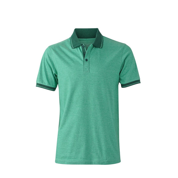 James & Nicholson Men's Heather Polo - JN706