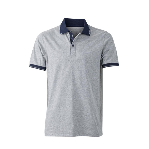 James & Nicholson Men's Heather Polo - JN706