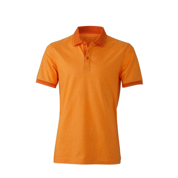 James & Nicholson Men's Heather Polo - JN706