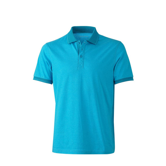 James & Nicholson Men's Heather Polo - JN706