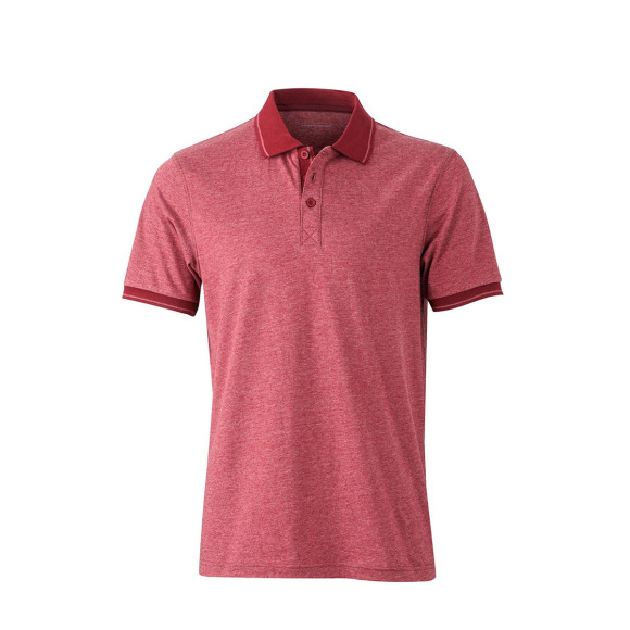James & Nicholson Men's Heather Polo - JN706