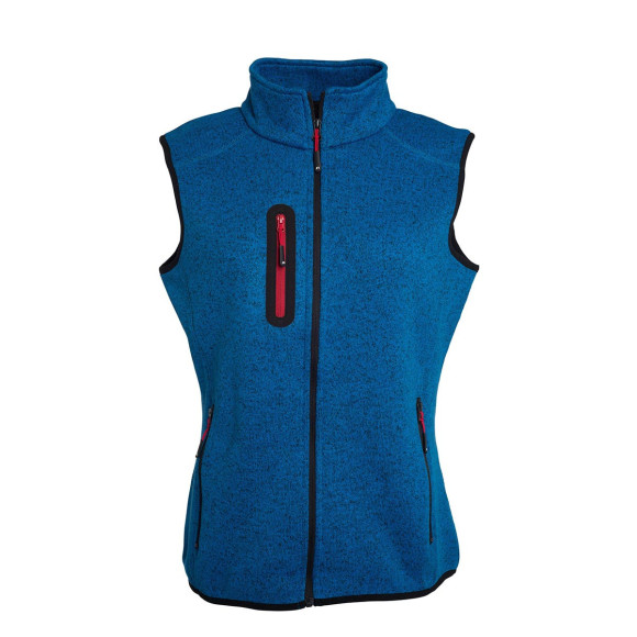 James & Nicholson Ladie's Knitted Fleece Vest - JN773
