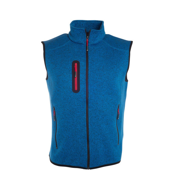 James & Nicholson Men's Knitted Fleece Vest - JN774