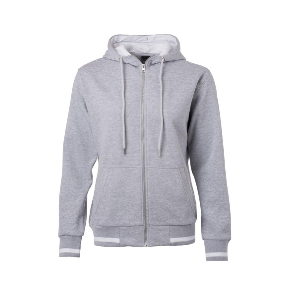 James & Nicholson Ladies' Club Sweat Jacket - JN775