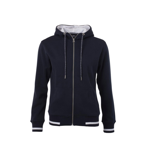 James & Nicholson Ladies' Club Sweat Jacket - JN775