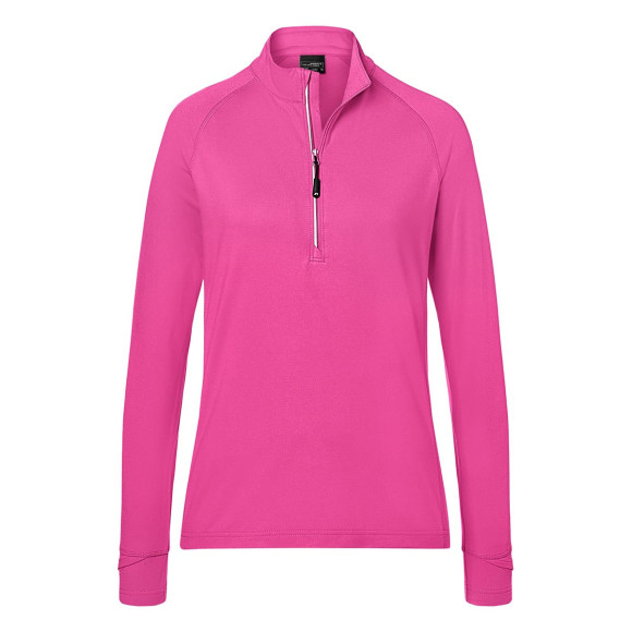 James & Nicholson Ladies Sports Shirt Half-Zip - JN787