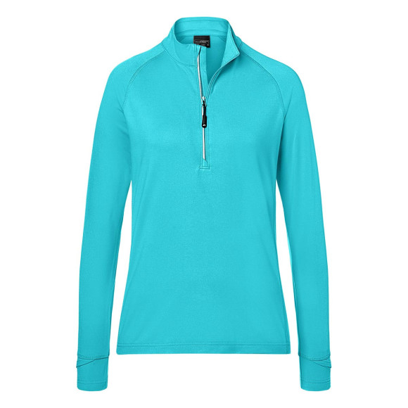 James & Nicholson Ladies Sports Shirt Half-Zip - JN787