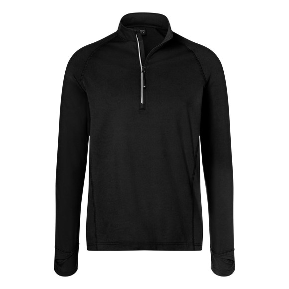 James & Nicholson Mens Sports Shirt Half-Zip - JN788