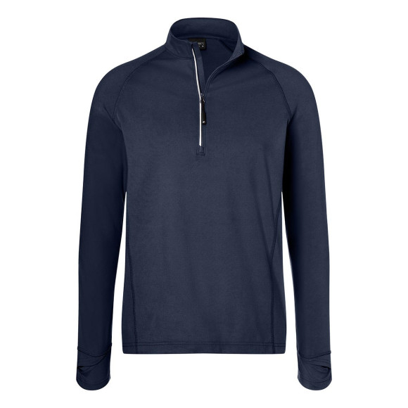 James & Nicholson Mens Sports Shirt Half-Zip - JN788