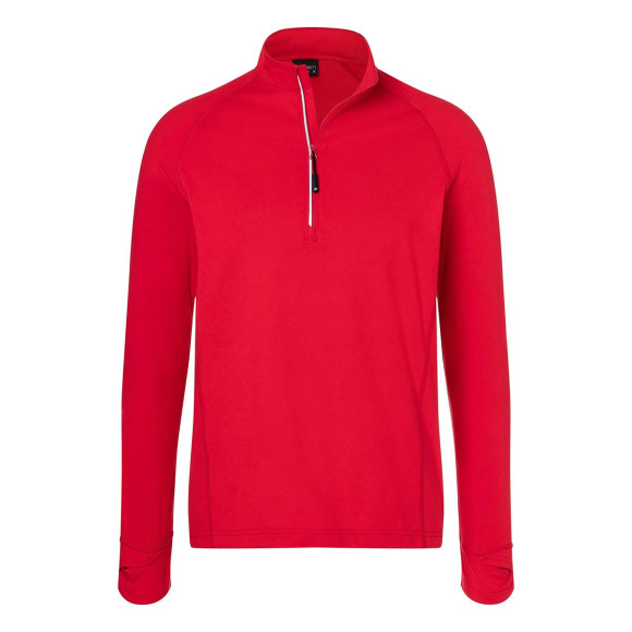 James & Nicholson Mens Sports Shirt Half-Zip - JN788