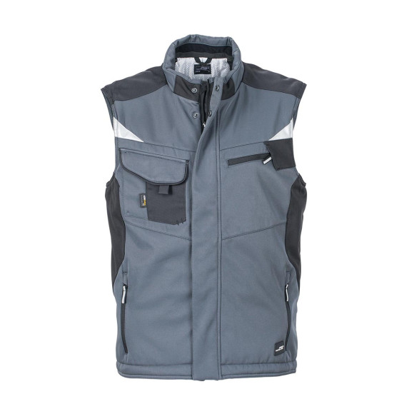 James & Nicholson Craftsmen Softshell Vest - JN825