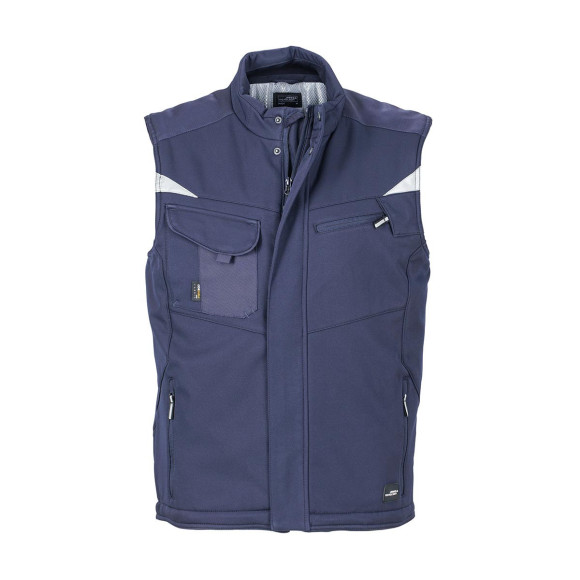 James & Nicholson Craftsmen Softshell Vest - JN825