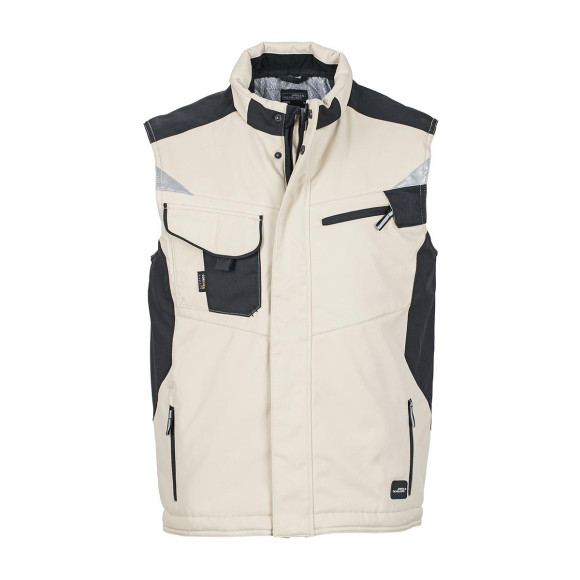 James & Nicholson Craftsmen Softshell Vest - JN825