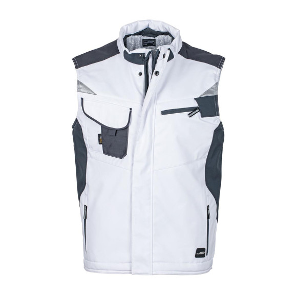 James & Nicholson Craftsmen Softshell Vest - JN825