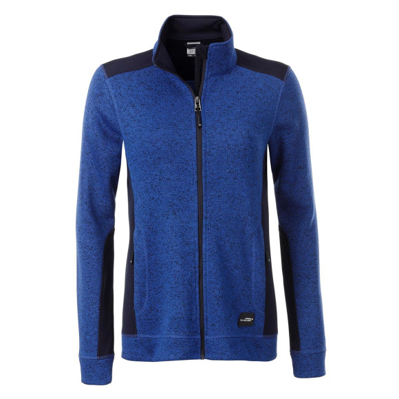 James & Nicholson Ladies' Knitted Workwear Fleece Jacket - JN861