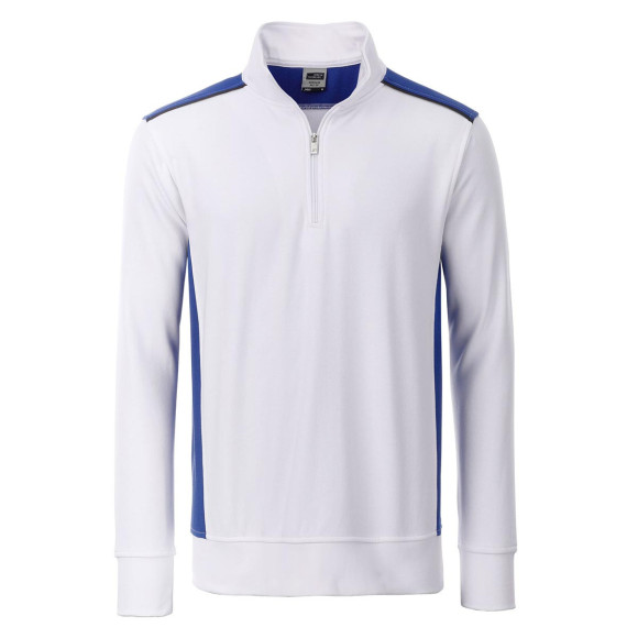 James & Nicholson Workwear Half-Zip Sweat-Level 2 - JN868