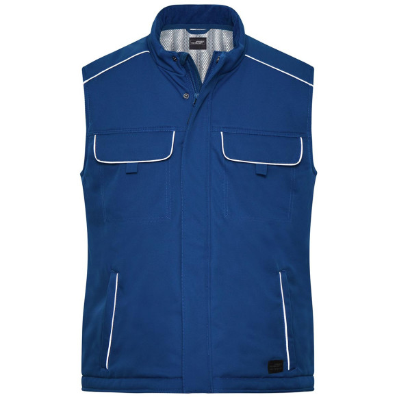 James & Nicholson Workwear Softshell Padded Vest - JN885