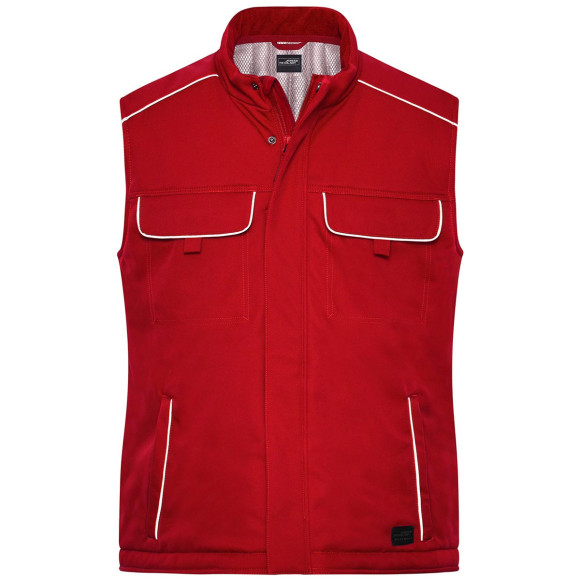 James & Nicholson Workwear Softshell Padded Vest - JN885