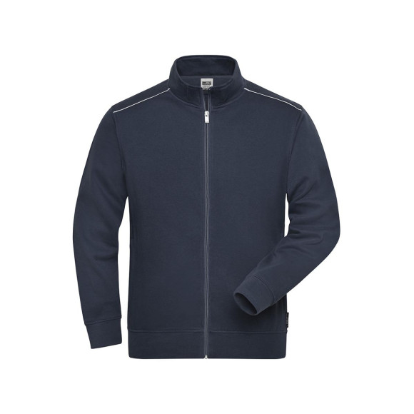 James & Nicholson Men's Workwear Sweat-Jacket - JN894