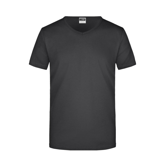 James & Nicholson Men's Slim Fit V-Neck T - JN912