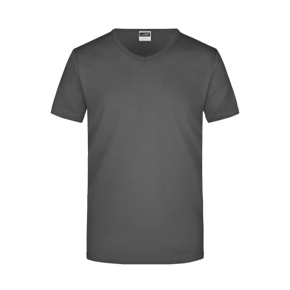 James & Nicholson Men's Slim Fit V-Neck T - JN912