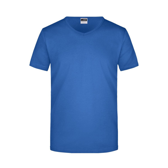 James & Nicholson Men's Slim Fit V-Neck T - JN912