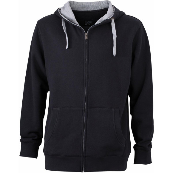 James & Nicholson Men's Lifestyle Zip-Hoody - JN963