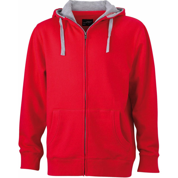 James & Nicholson Men's Lifestyle Zip-Hoody - JN963