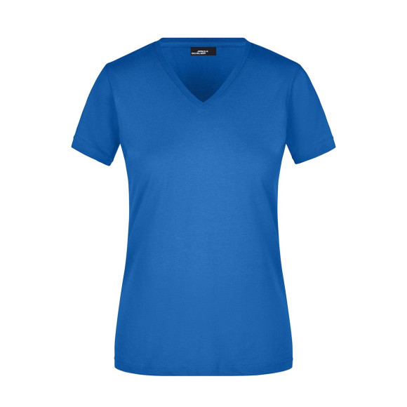 James & Nicholson Ladies' Slim Fit V-Neck T - JN972