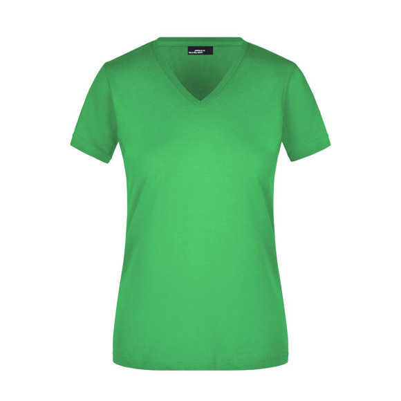 James & Nicholson Ladies' Slim Fit V-Neck T - JN972