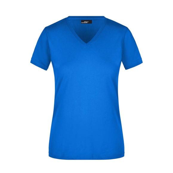 James & Nicholson Ladies' Slim Fit V-Neck T - JN972