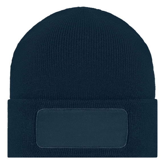 Daiber Knitted Beanie with Patch - MB7403