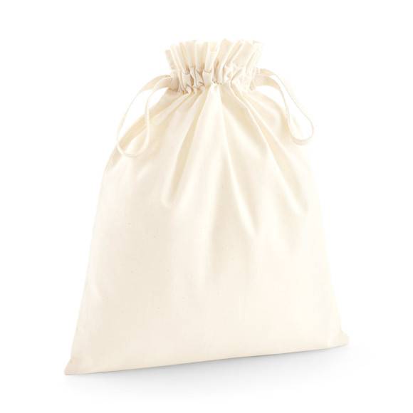 Westford Mill Organic Cotton Draw Cord Bag - W118