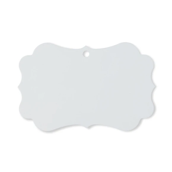  Aluminium Anhänger, beidseitig bedruckbar