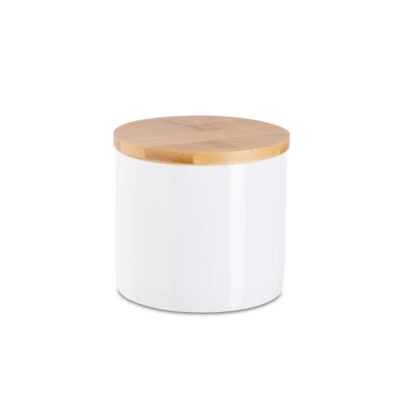  Aufbewahrungsdose Bamboo mit eckigem Deckelrand