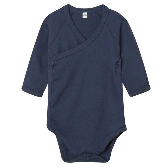 babybugz Baby Long Sleeve Kimono Bodysuit - BZ60