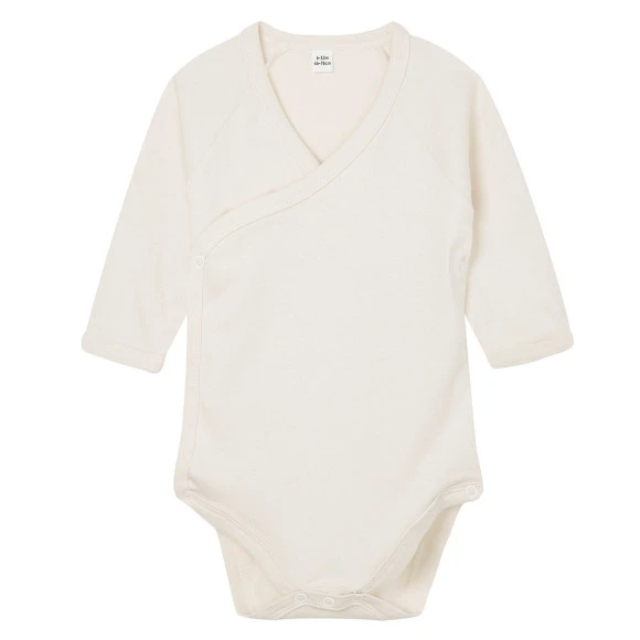 babybugz Baby Long Sleeve Kimono Bodysuit - BZ60