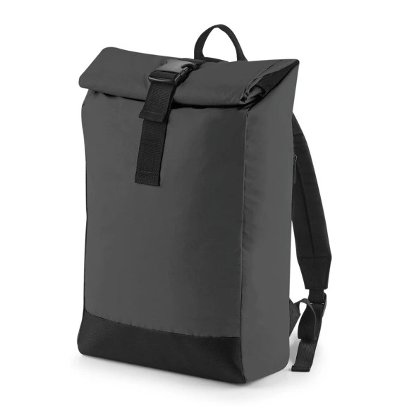 BagBase Reflective Roll-Top Backpack - BG138