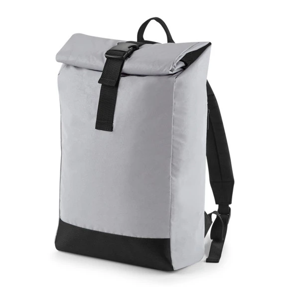 BagBase Reflective Roll-Top Backpack - BG138