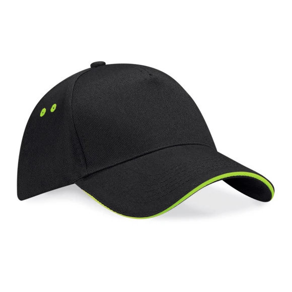Beechfield Ultimate 5 Panel Cap- Sandwich Peak - B15C