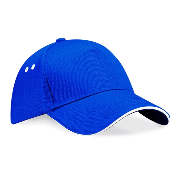 Beechfield Ultimate 5 Panel Cap- Sandwich Peak - B15C