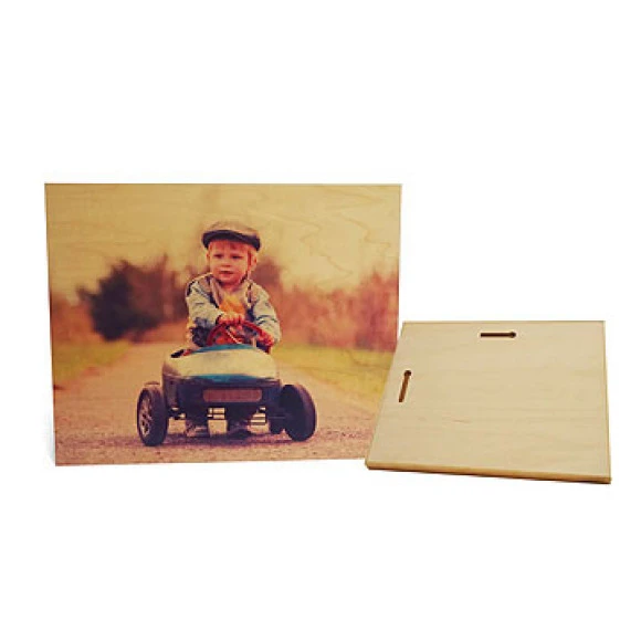 ChromaLuxe Fototafel Holz