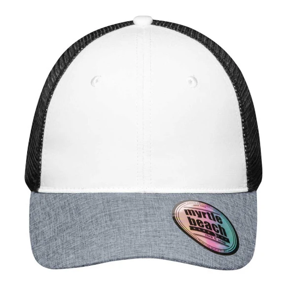 Daiber 6 Panel Mesh Cap Mélange - MB6244