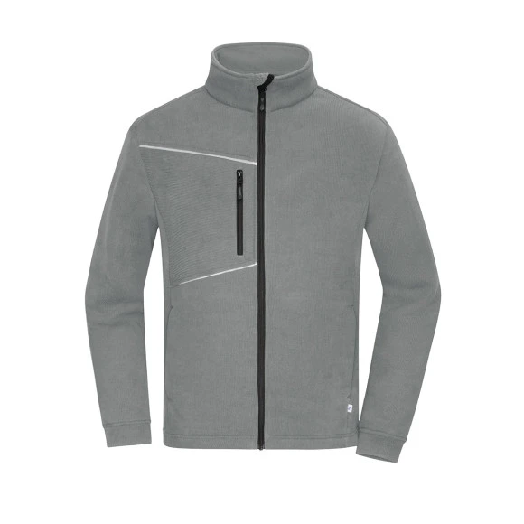 Daiber Fleece Jacket - Corduroy Look - JN1870