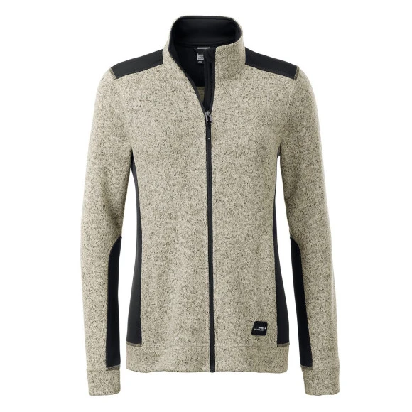 Daiber Ladies' Knitted Workwear Fleece Jacket - JN861