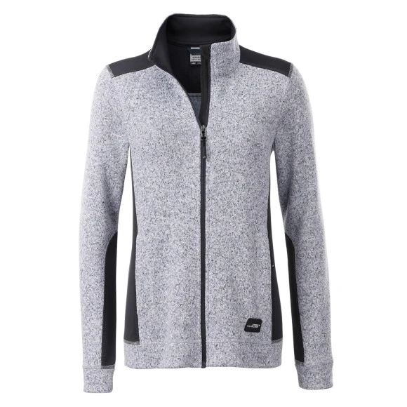 Daiber Ladies' Knitted Workwear Fleece Jacket - JN861