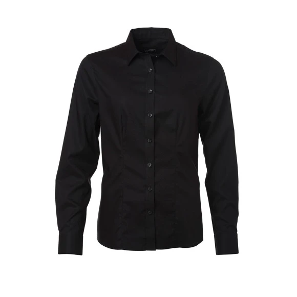 Daiber Ladies' Shirt Long Sleeve Micro-Twill - JN681