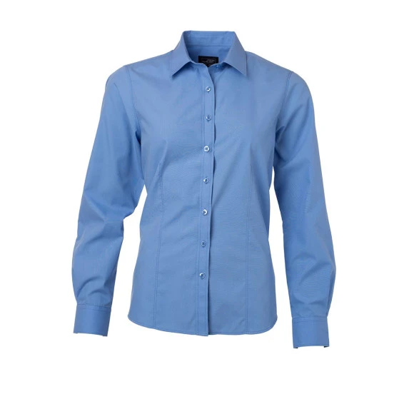 Daiber Ladies Shirt Long Sleeve Poplin - JN677