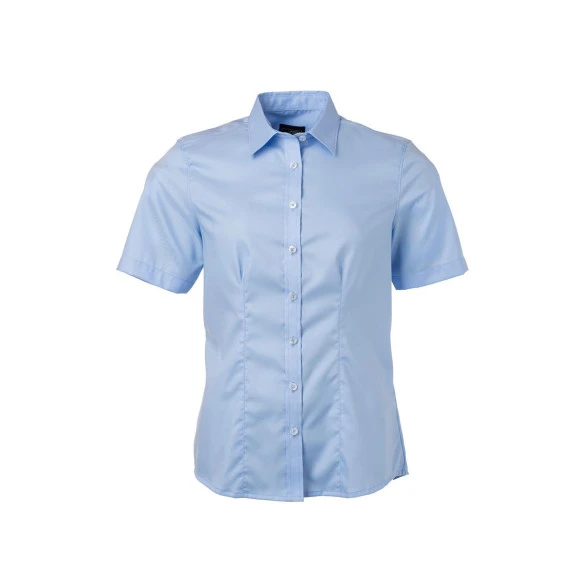 Daiber Ladies' Shirt Short Sleeve Micro-Twill - JN683